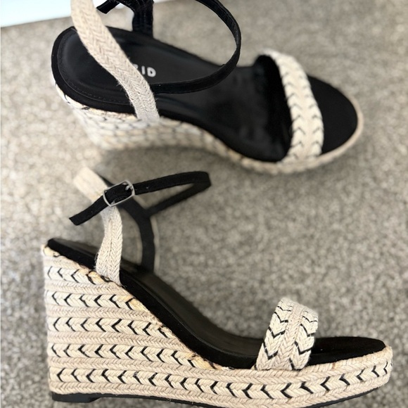 Torrid Natural Jute Espadrilles Platform Wedge SIze 8.5 - Picture 8 of 10
